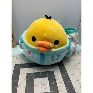 Plush Yellow Duck Astronaut Costume Stuffed Animal Toy